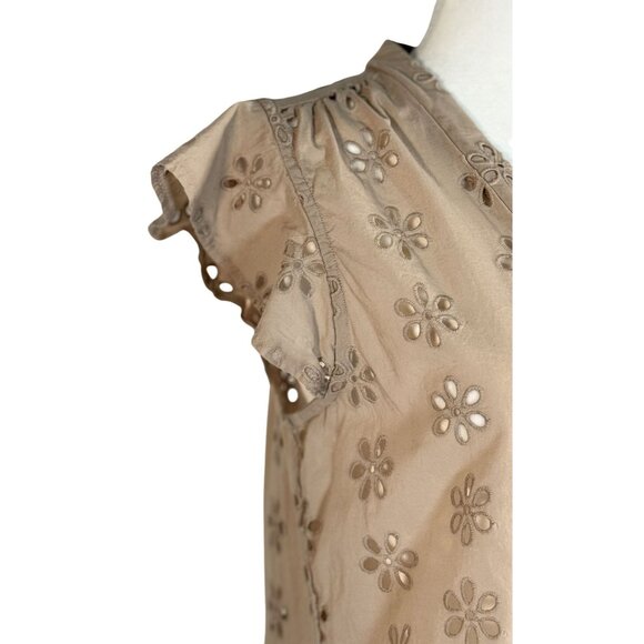 Cece Size Small Woman Top Eyelet Floral - Picture 4 of 7